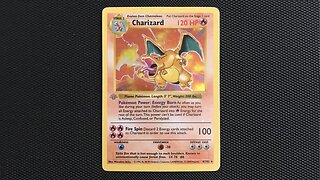 My 1st Edition Shadowless Charizard Pokemon Card