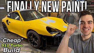 FINALLY REPAINTING my Destroyed Porsche 911 Turbo!