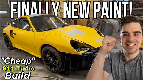 FINALLY REPAINTING my Destroyed Porsche 911 Turbo!