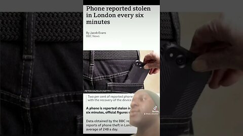 PHONES STOLEN IN LONDON 📲 #shorts #youtubeshorts #phone