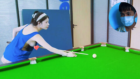 Watch Pink Beibei's Stunning Solo Billiards Performance - Beauty Meets Skill! Ep3