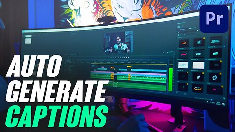 How to Add Subtitles/Captions to Your Videos in Premiere Pro!