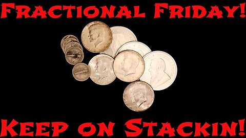 How to stack fractionally weekly. #silverstacking #silvercoins #gold