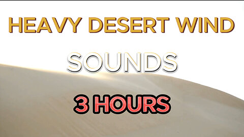 Desert Wind Sand | Heavy Desert Wind 3 Hours @asmrnaturesounds8819 #asmrnaturesounds #desertwind
