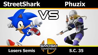 SC35: SSHQ|StreetShark(Sonic) Vs STVG|Phuzix(Sheik) Losers Semis