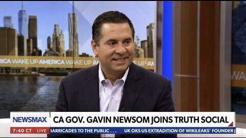 Nunes reacts to Gavin Newsom joining Truth Social