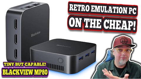 Will This CHEAP Mini PC Be Good For RETRO Game Emulation? Blackview MP80 TEST!