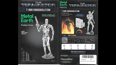 Metal Earth Terminator T-800 Endoskeleton