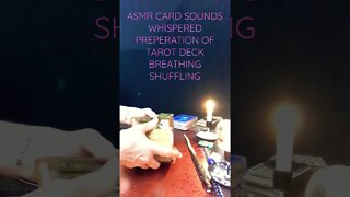 ASMR SOUNDS OF CARDS🎴🎴SHUFFLING TAROT DECK👄🎴🪄🧖‍♀️🧖🏿‍♂️🧖🏾🪄INAUDIBLE WHISPERS