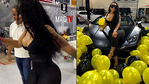 Moneybagg Yo's Wife Ari Fletcher Buys A New Lamborghini For Her 29th B-Day! 🏎