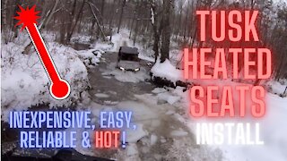 Tusk heated seats install in our Rzr 900 Trail