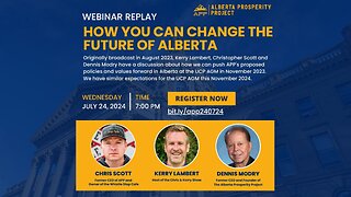 REPLAY: How You Can Change The Future of Alberta