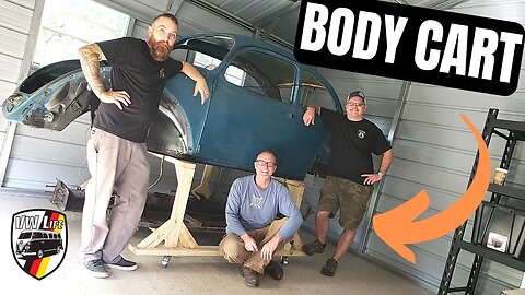 How to make a VW Body Cart! Beetle Body Dolly