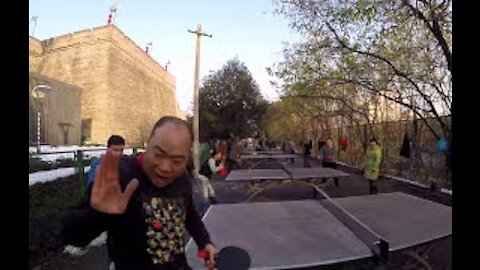 Asked to Play Ping Pong in China