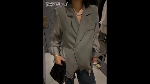 TWOTWINSTYLE Spring Fashion Solid Blazer For Women