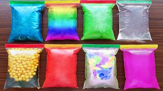 Making Slime with Bags - Crunchy Fluffy