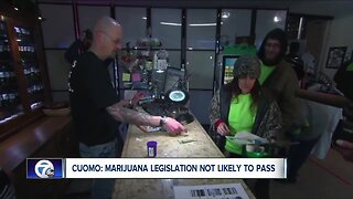 Gov. Cuomo says legal marijuana not likely this year