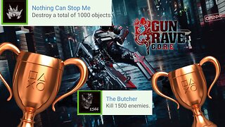 Gungrave G.O.R.E. - "The Butcher" & "Nothing Can Stop Me" Bronze Trophies