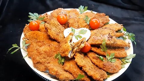 crispy fried sardines recipe _ moroccan fried sardines _ fish food with egg _ moroccan food recipes