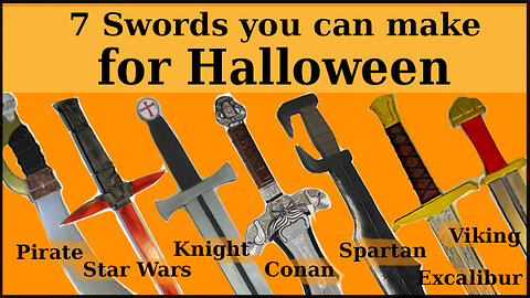 Seven Swords you can make for Halloween - easily