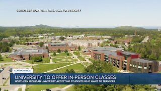 Northern Michigan University to offer in-person classes