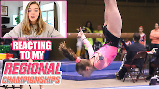 Reacting to My Level 8 Regional Championship Gymnastics Meet Video