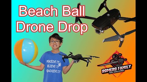 Beach Ball Drone Drop