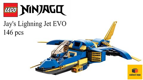 Jay's Lightning Jet EVO! LEGO Ninjago Set 71784 | LEGO Speed Build