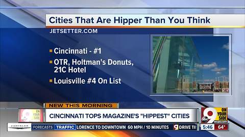 Cincinnati tops list of cities that are hipper than you think