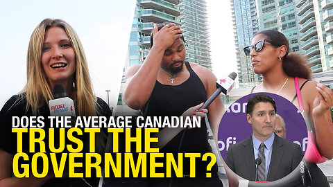 How much do Canadians trust that the government is actually working for them?