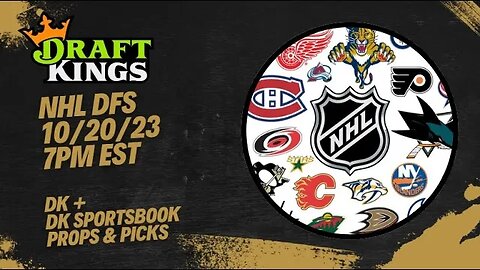 Dreams Top Picks NHL DFS 10/20/23 Daily Fantasy Sports Strategy DraftKings & Sportsbook