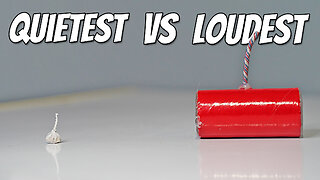 World's Quietest Vs Loudest Firework