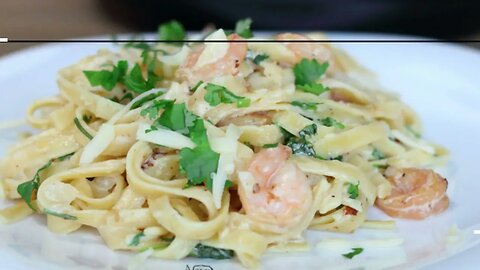 Grilled Shrimp and Creamy Fettuccine Alfredo: The Ultimate Comfort Food Recipe