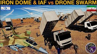 Could Iron Dome & The IAF Defend Israel From A HUGE Iranian Drone Swarm? (WarGames 149) | DCS