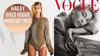 All eyes on Hailey Baldwin's engagement ring in Vogue