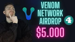 4# Venom Testnet Airdrop Confirmed ✅ $1B Fund Allocated FREE NFT's u. 5.000$