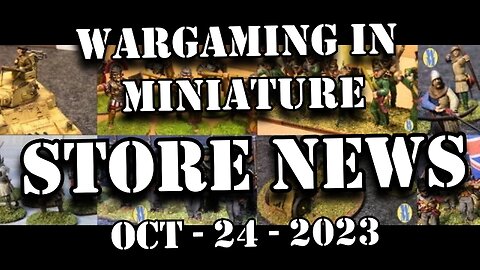 Wargaming in Miniature 🔴Ebay store News Oct 24th 2023