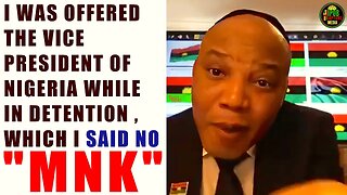 I WAS OFFERED TO BECOME THE NIGERIA VICE PRESIDENT, AND I REFUSED - Mazi Nnamdi Kanu