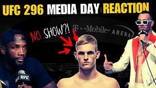 UFC 296 MEDIA DAY REACTION