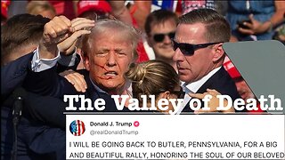 Donald Trump Going Back to the Valley of Death --- NEW Butler PA, Rally