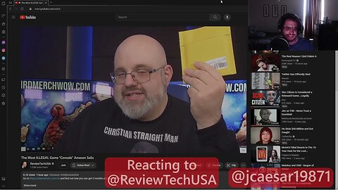 Reacting to "The Most ILLEGAL Game “Console” Amazon Sells" by @ReviewTechUSA