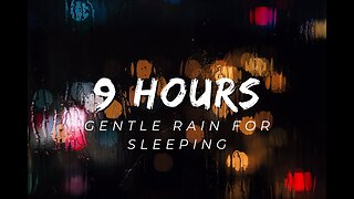 Relaxing rain sounds from Inside a tent for Sleep [9 hours]