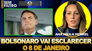 BOLSONARO diz que vai esclarecer atos do dia 8 de janeiro [ANA PAULA HENKEL]