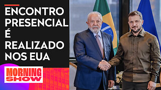 Lula sobre encontro com Zelensky: “Boa conversa”