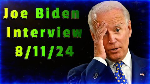 Joe Biden Interview 8/11/24