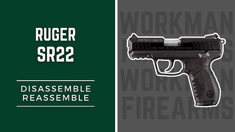 How to Disassemble and Reassemble of the Ruger SR-22