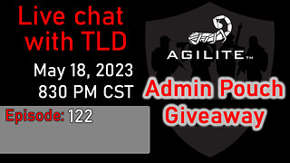 Live with TLD E122: Agilite 2nd Layer Admin Pouch Giveaway