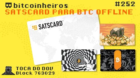 SATSCARD para presentear ou usar Bitcoin offline