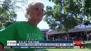 Jeanne Walford has been involved for 50+ years in the 4-H Youth Program