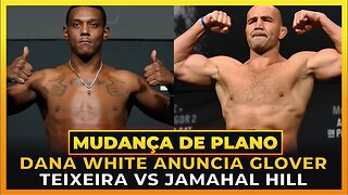 DANA WHITE ANUNCIA GLOVER TEIXEIRA VS JAMAHAL HILL PELO CINTURÃO NO UFC RIO!
